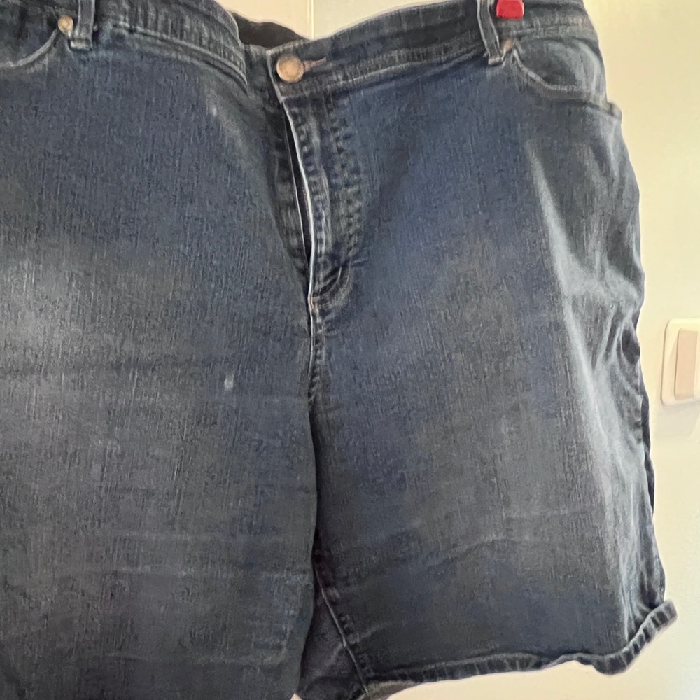 CJ Banks Women’s Jean Shorts 8in inseam.